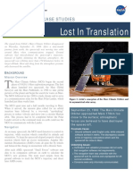 Lost in Translation: System Failure Case Studies