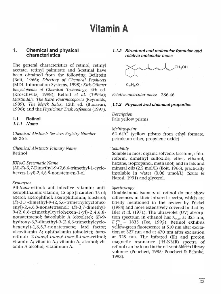 Handbook3_VitaminA1 Vitamin A Acetic Acid