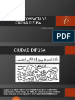 Ciudad Difusa Vs Ciudad Compacta