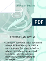 Perubahan Sosial Dan Kebudayaan