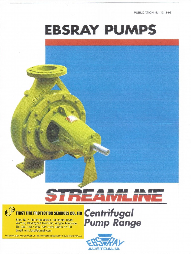Pump Catalogue (Ebsray) | PDF