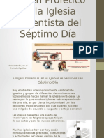 Origen Proftico de La Iglesia Adventista Del Sptimo