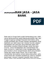 Anggaran Jasa - Jasa Bank
