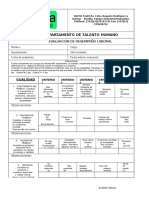 Evaluacion de Desempeño