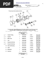 Parts For Jabsco Pump Model # 18770-0004