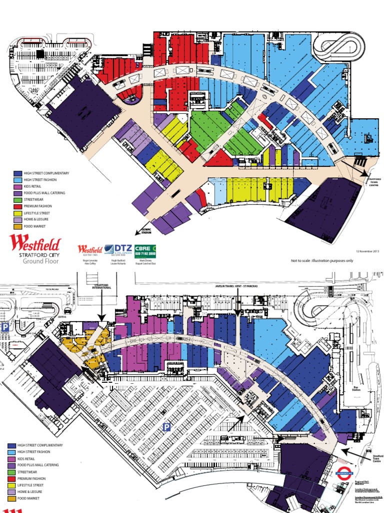 Map Of Westfield Shopping Centre Westfield Stratford Maps | Pdf | Land Transport | Rapid Transit