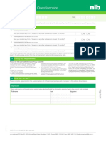 Smoking Status Questionnaire (NIB) 