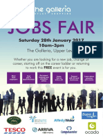 Galleria Jobs Fair A4 Logo Poster v2