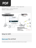 Setup UNIFI Mikrotik