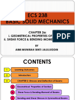 ECS 238 - Chapter 2a (Geometrical Properties and SFD & BMD)