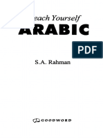 Teach Yourself Arabic - S. A. Rahman PDF
