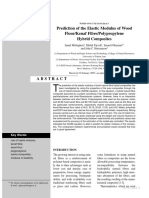 Prediction of The Elastic Modulus of Wood Flour/Kenaf Fibre/Polypropylene Hybrid Composites