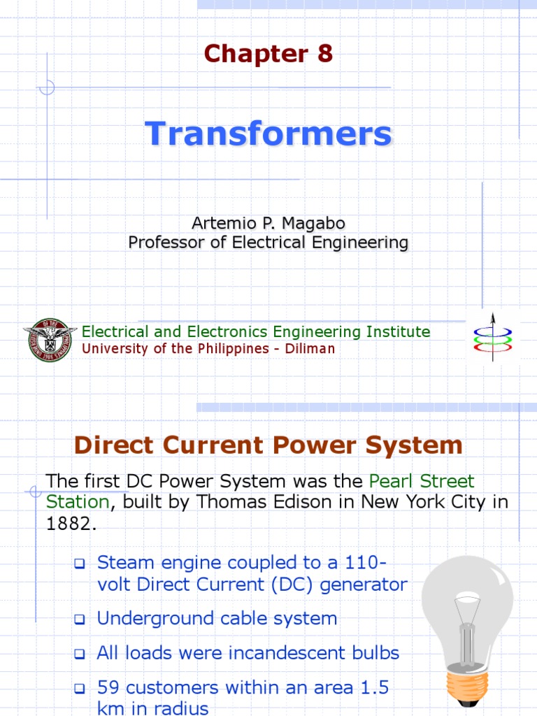 Ch07 Transformers PDF | PDF | Electric Power Distribution | Alternating ...