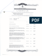 Licence of Mistertango - English PDF