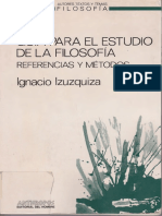 Izuzquiza, Ignacio - Guía para el estudio de la filosofía. Referencias y métodos.pdf
