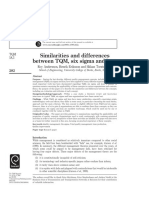 EB92E6 - Similarities and Differences Between Six Sigma PDF