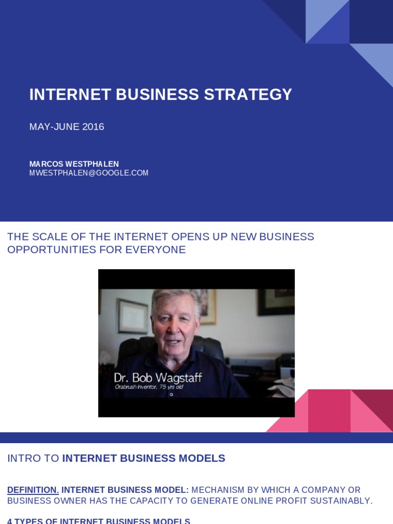 Internet Business Models Explained | PDF | Business