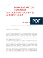 VALOR PROBATORIO DE LOS DOCUMENTOS DIGITALES EMITIDOS EN EL JUICIO EN LÍNEA.docx