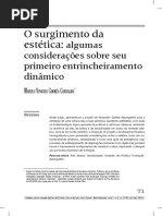 O surgimento da estetica algumas consideracoes sobre seu primeiro entrincheiramento dinamico.pdf
