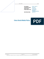 Download Cisco Social Media Policy Guidelines and FAQs by Cisco SN33461366 doc pdf