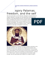 St. Gregory Palama, freedom and the self.docx