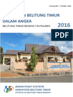 Kabupaten Belitung Timur Dalam Angka 2016