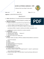 Desarrollo y Calificación de Un Procedimiento de Soldadura para Una Junta CJP Según La Norma Aws D1.1