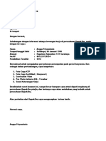 Surat Lamaran Kerja Prudential