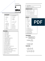 Formulario Algebra