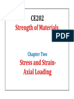 CE202 Stress and Strain under Axial Loading