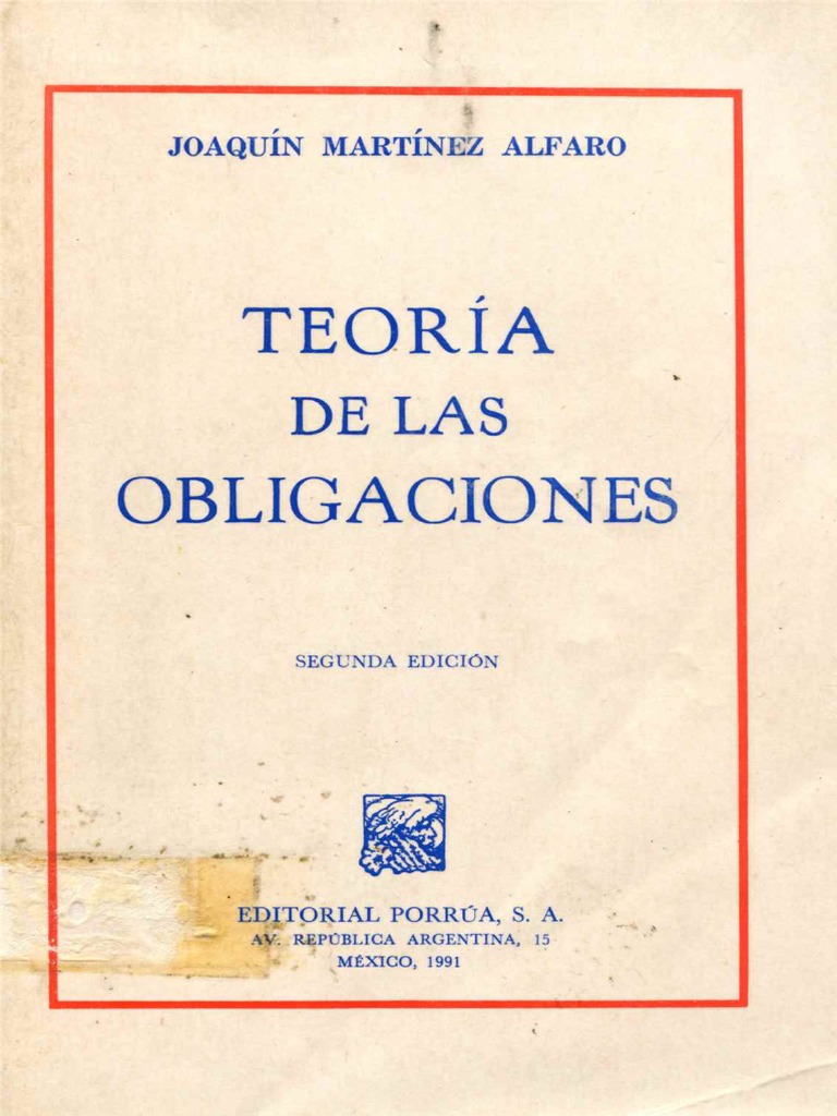 Teoria de las obligaciones