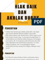 Akhlak Baik Dan Buruk