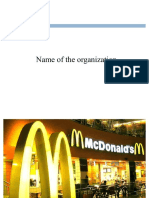 Presentation on McDonald s Pakistan