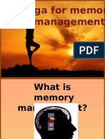Yoga For Memory Management