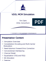 VDSL MCM Simulation
