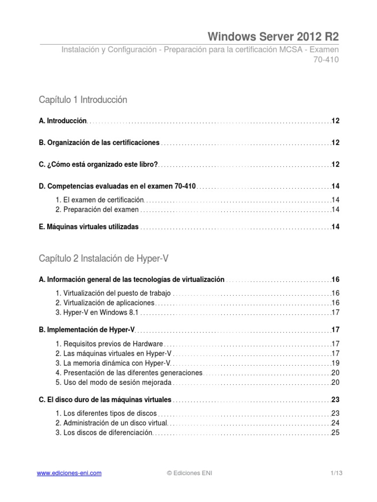 Windows Server 2012 R2 Instalación y Configuración | PDF | Directorio ...
