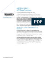 DellStorage SC4020 Spec Sheet 041216 ES XL