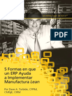 5 Formas en Que Un ERP Ayuda a Implementar Manufactura Lean