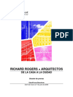 Nota de Prensa Richard Rogers Arquitectos de La Casa A La Ciudad