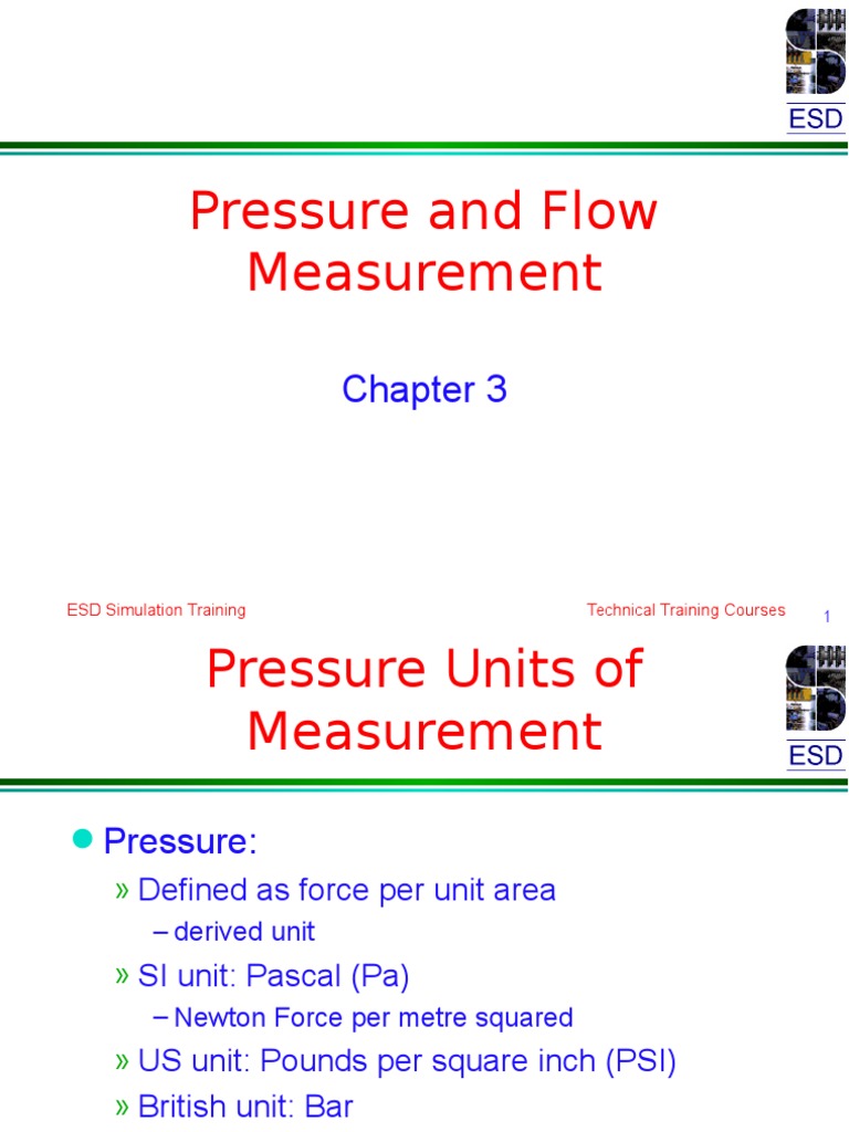Chapter 3 - Pressure and Flow Measurement | PDF | Pressure Measurement ...