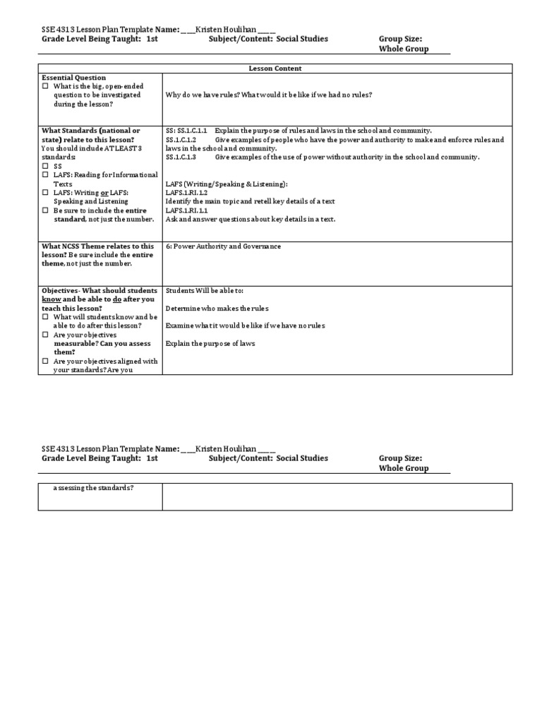 8th Grade Civics Lesson Plans