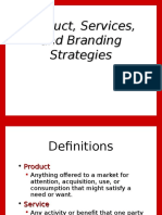 Product, Services, and Branding Strategies