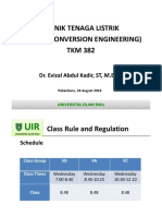 Energy Conversion Engineering Class Syllabus