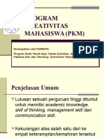 Program Kreativitas Mahasiswa (PKM) 2012