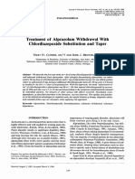 Treatment of Alprazolam Withdrawal With Chlordiazepoxide Substitution and Taper