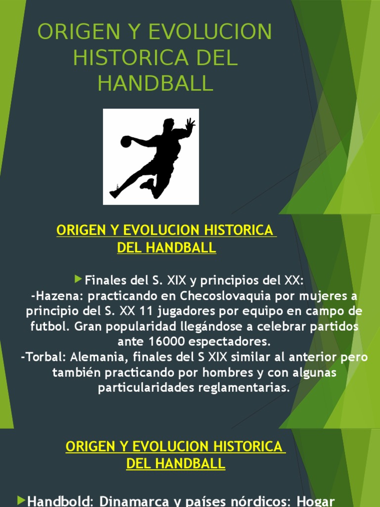 Origen y Evolucion Historica Del Handball PDF