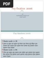 Pay Fixation 1-1-06