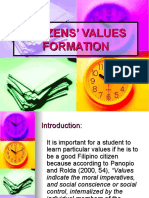Citizens Values Formation
