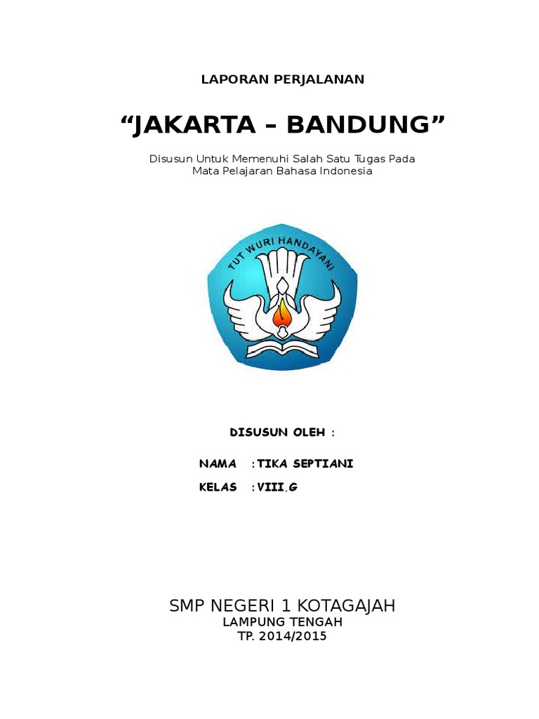 Laporan Perjalanan Jakarta Bandung Pdf