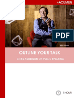 Chris Anderson Resource Guide 3 Outline Your Talk